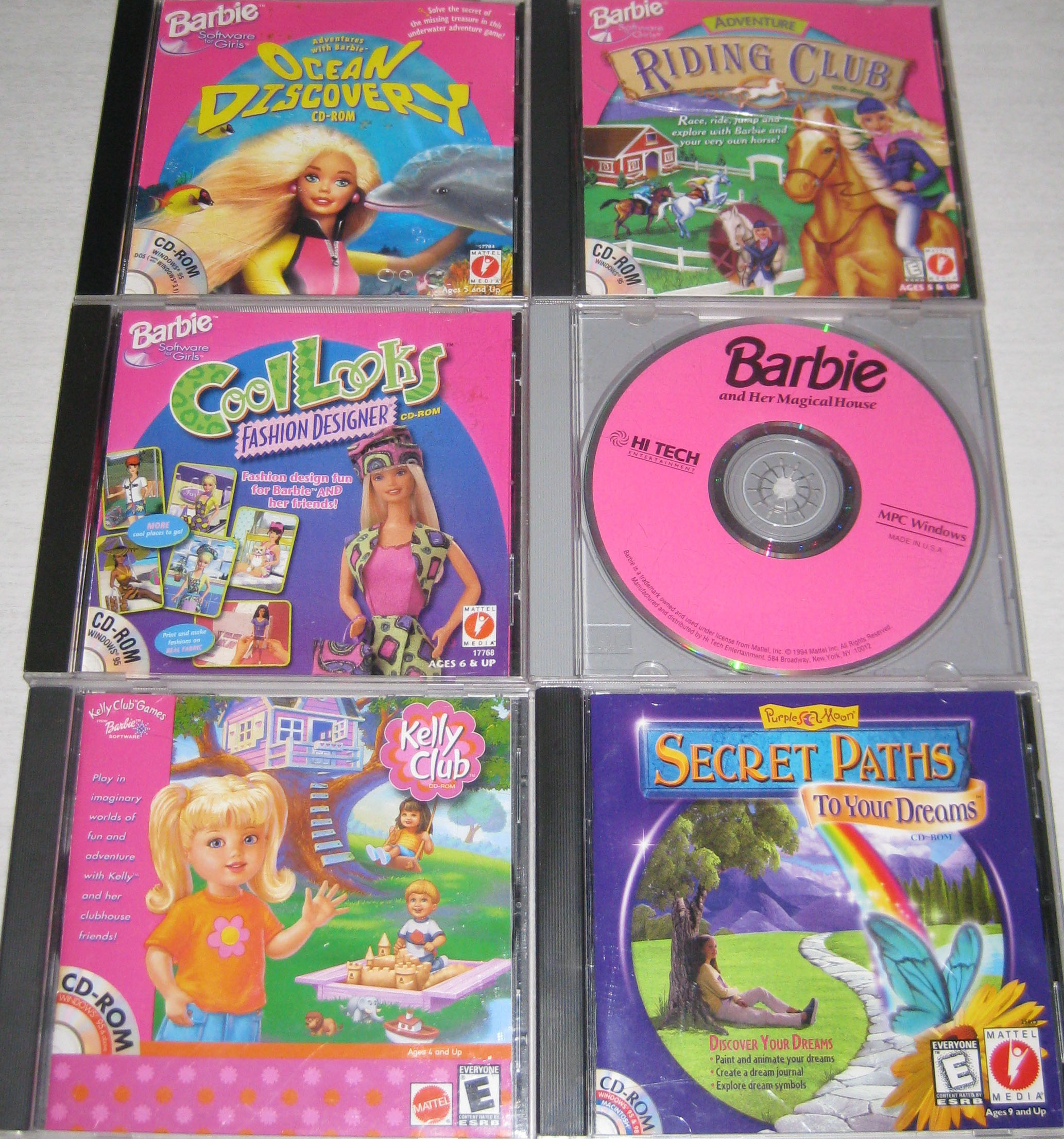 barbie cd rom games list