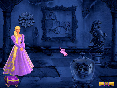 Barbie rapunzel computer hot sale game