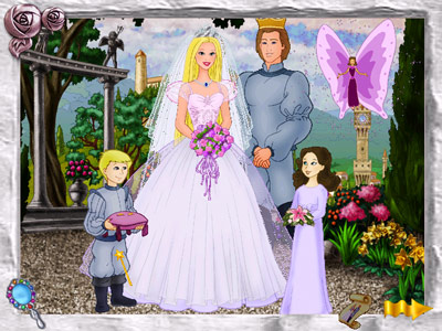 barbie games wedding