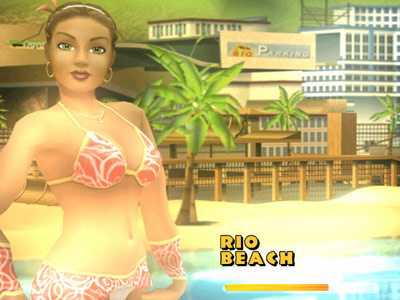 Bikini Beach Stunt Racer -- Rio Village