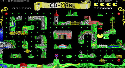 CD-Man Pac-Man clone