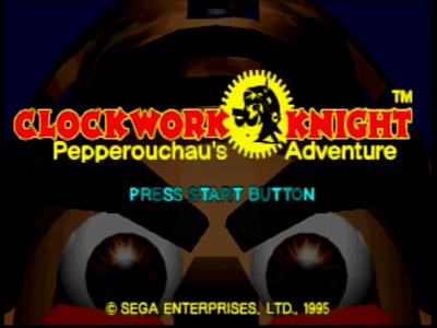 Clockwork Knight Title Screen