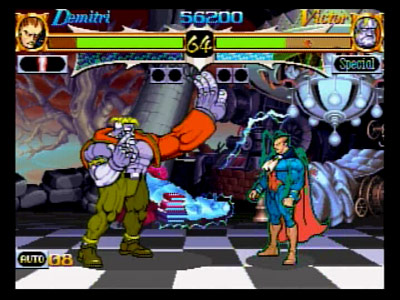 Darkstalkers' Revenge: Demitri vs. Victor