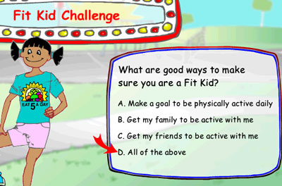 Dole's 5-A-Day Adventures -- Fit Kid Challenge