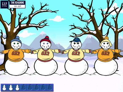 Snowday: The GapKids Quest: Snowman Match