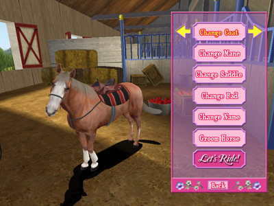 It's a horseback riding game. The game's mere existence might not be so 