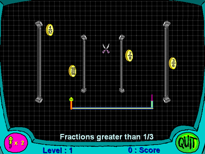 Little Caesars Fractions Pizza -- Tails Game