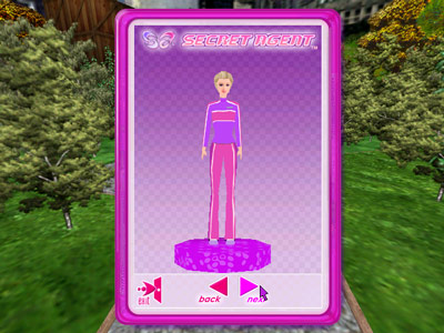 Games Fashion Barbie on Review Of Secret Agent Barbie Computer Game   Gaming Pathology