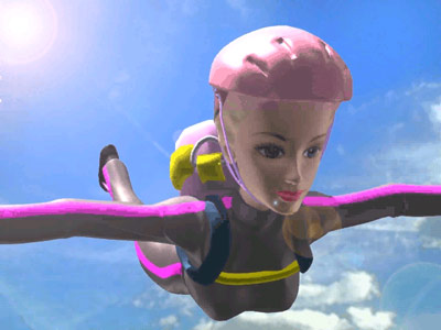 It's Sky Diving Secret Agent Barbie! New from Mattel