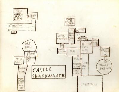 Castle Shadowgate map