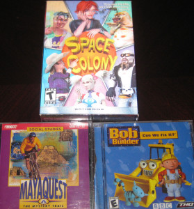 Space Colony; MayaQuest; Bob the Builder