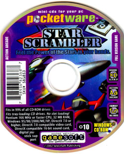 Star Scrambler Pockerware CD-ROM