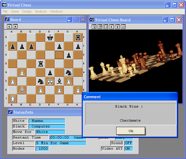 Virtual Chess - I lose