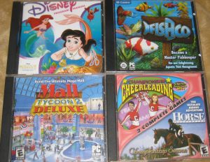 Little Mermaid 2; FishCo; Mall Tycoon 2: Deluxe; Championship Cheerleading