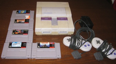 SNES console lot