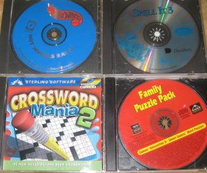 Hot Wheels; Spell It 3; Crossword Mania 2; Family Puzzle Pack