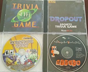 Sci-Fi Channel Trivia Game; Dropout Sports Trivia Game; Codestone Quest; Africa Scavenger Hunt